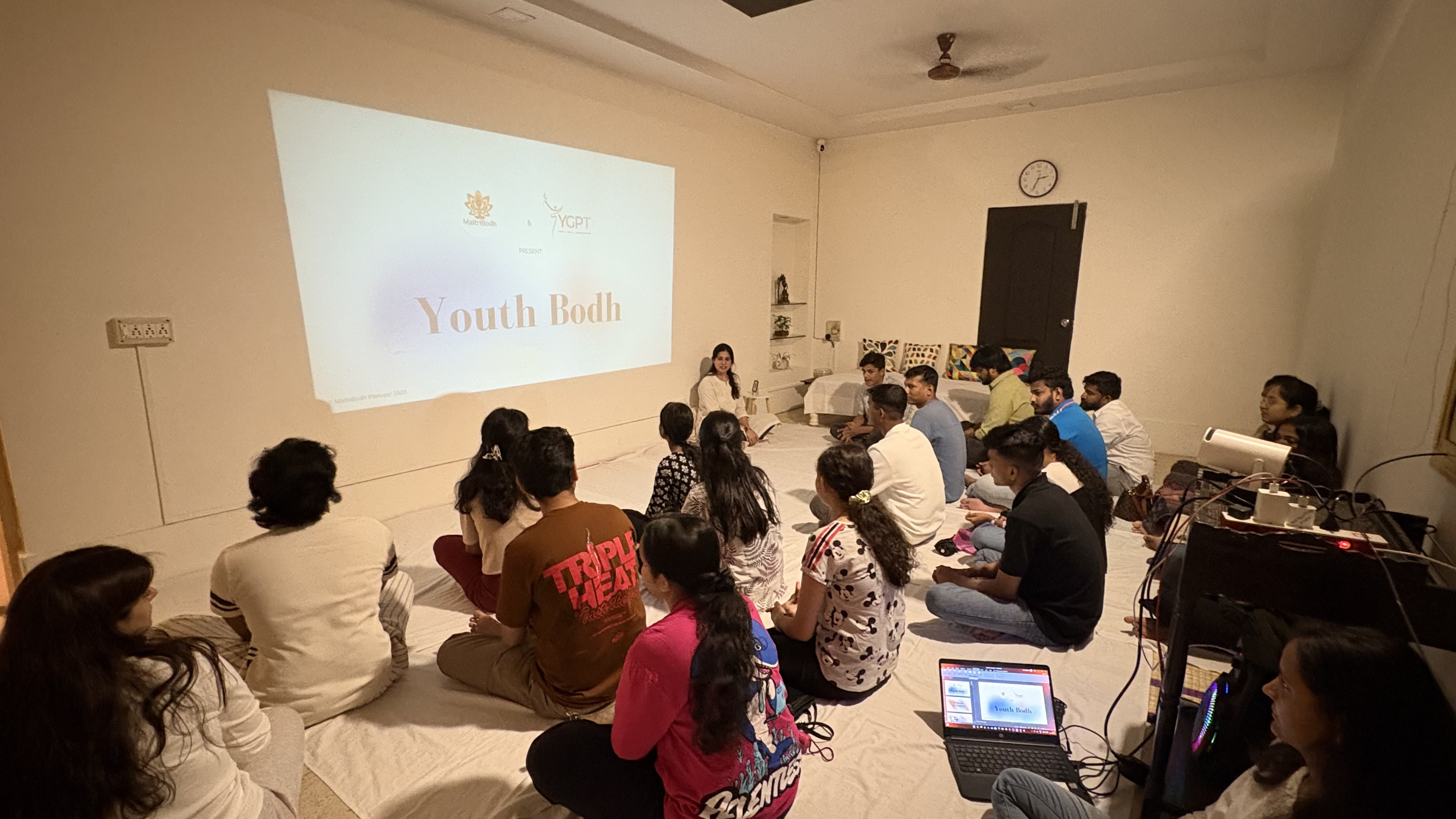 Young people participating in Youth Bodh
