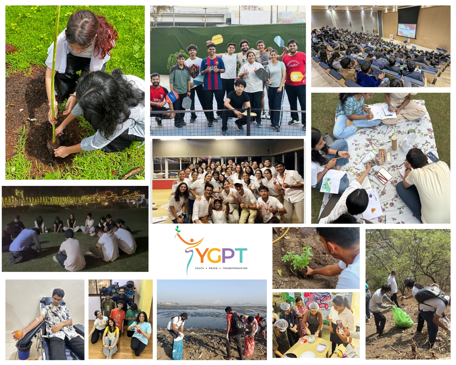 Young changemakers celebrating unity through YGPT